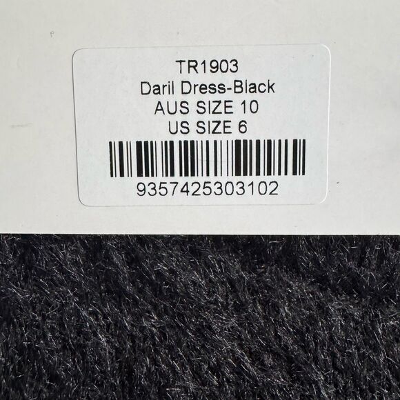 Petal & Pup Soft Daril Dress Black Sz 6 Gorgeous bell Sleeves Stretch NWT - Picture 13 of 13